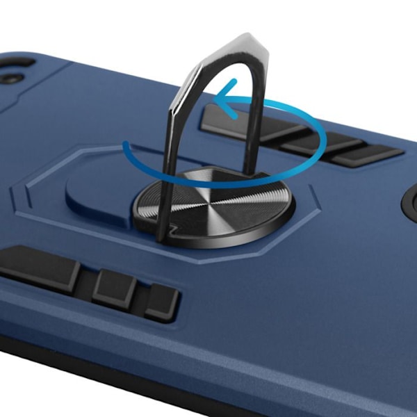 Coque för Samsung Galaxy A26 med ringstöd Antichock Blå Blå