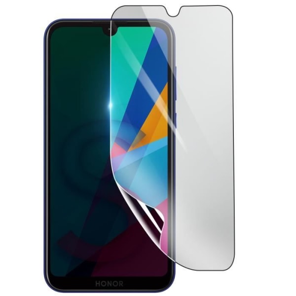 Skärmskydd - 3MK - Honor 8S - Stötsäker Hydrogel - Transparent - Reptålig Transparent