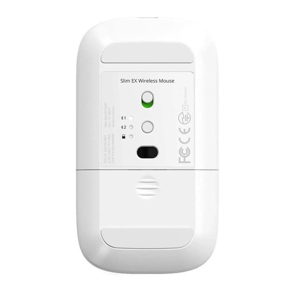 Satechi Slim EX Trådløs Arbejds Mus til Multi-enheder Bluetooth 2,4 GHz Sølv Grå