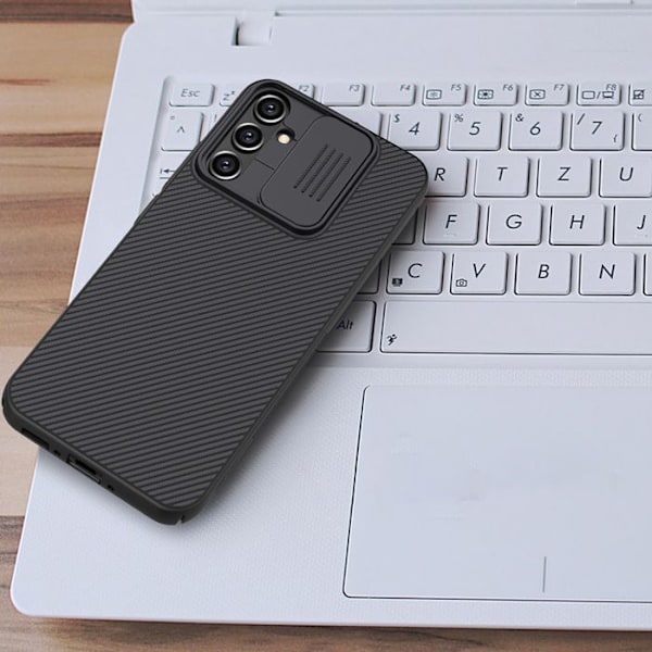 Coque CamShield med Kamera dække til Samsung Galaxy A34 5G Nillkin Sort Svart