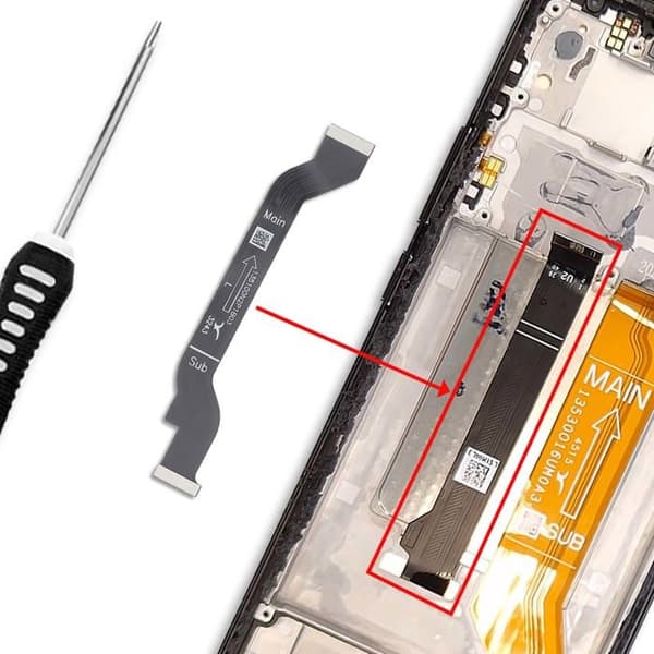 Emolevyn liitäntäkaapeli Redmi Note 14 Pro 5G musta Svart