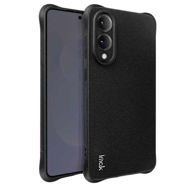 Coque - Samsung Galaxy S25 Edge - Silikone - Stødabsorberende - Forstærket Bumper - Sort Svart