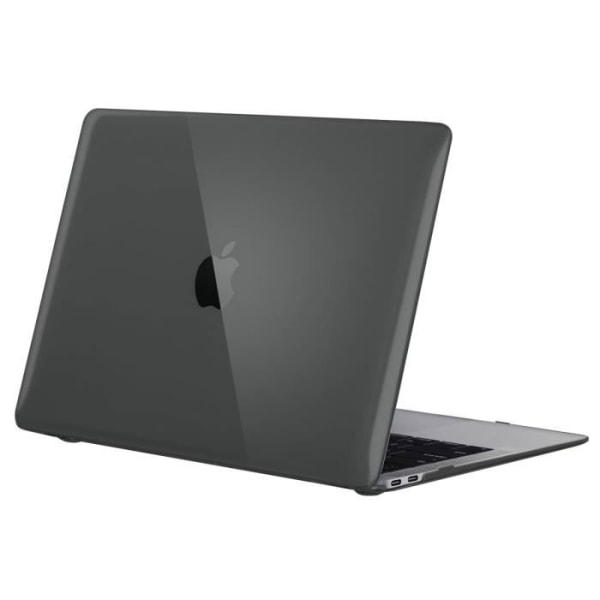 MacBook Air 13'' 2018 beskyttelse Stødsikker polycabonat sort gennemsigtig etui