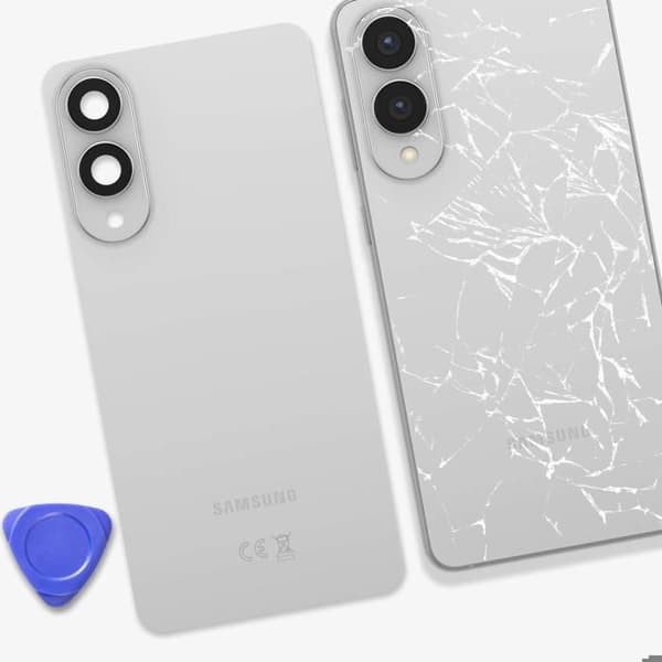 Ersättningsbatteri för Galaxy S25 Edge Service Pack Samsung Silver Grå