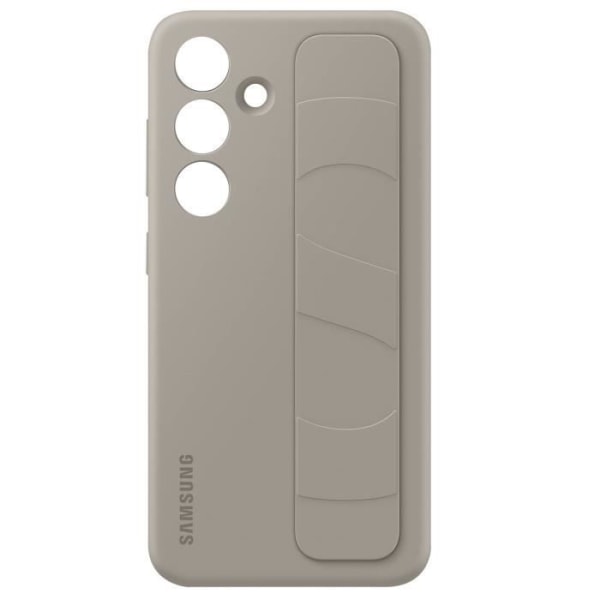 Taske til Samsung Galaxy S24 Håndtag Grip Kickstand Support Samsung Grey Grå
