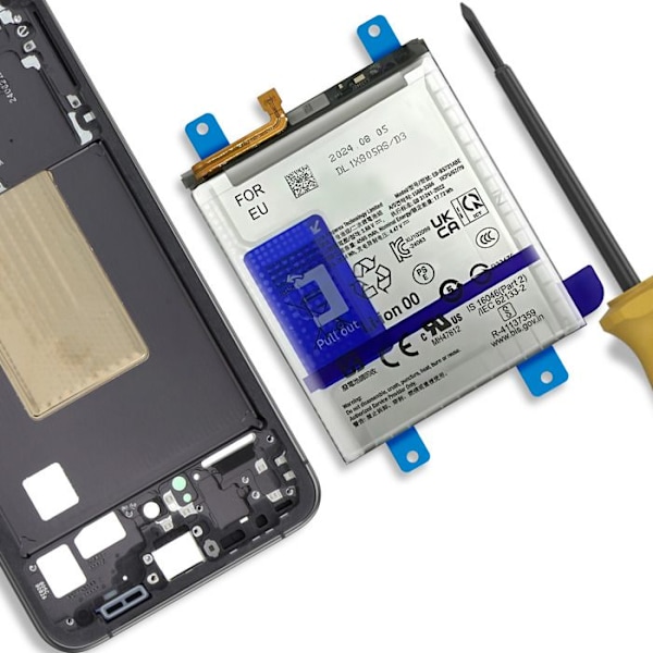 Interna batteri för Samsung Galaxy S24 FE 4565mAh modell EB-BS721ABE Vit Vit