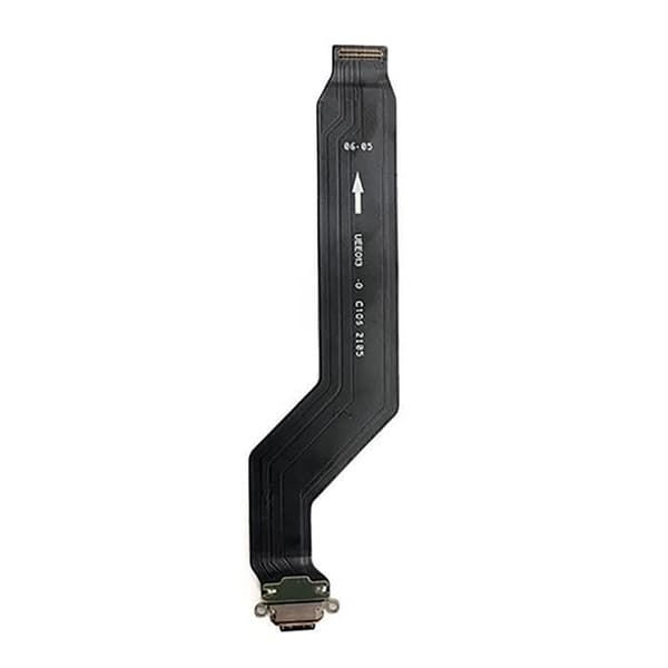 Ladeconnector - OnePlus - 8T - Sort - USB-C - 100% Kompatibel Svart