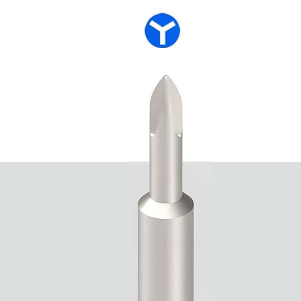 Tarkkuusruuvimeisseli Triwing Y 0.6mm iPhone ja älypuhelimille 2UUL Hopea Grå