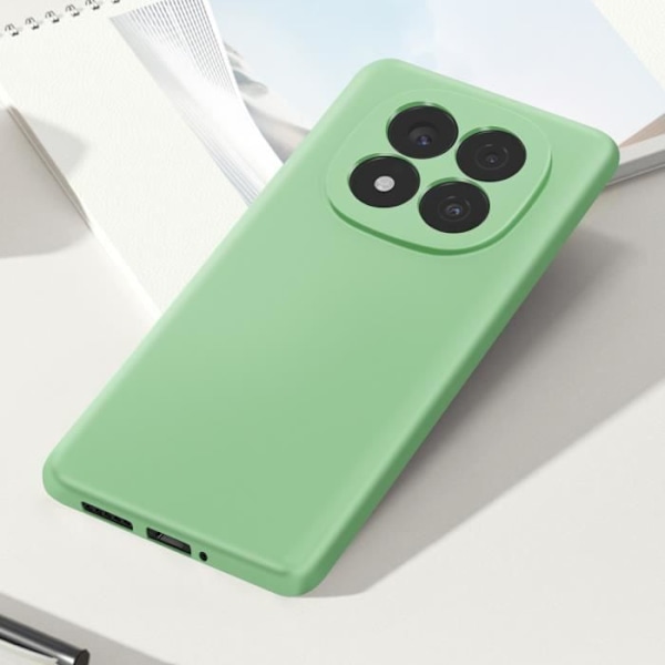 Coque för Xiaomi Redmi Note 14 Pro och 14 Pro Plus Silikon Soft-Touch Ljusgrön Grön