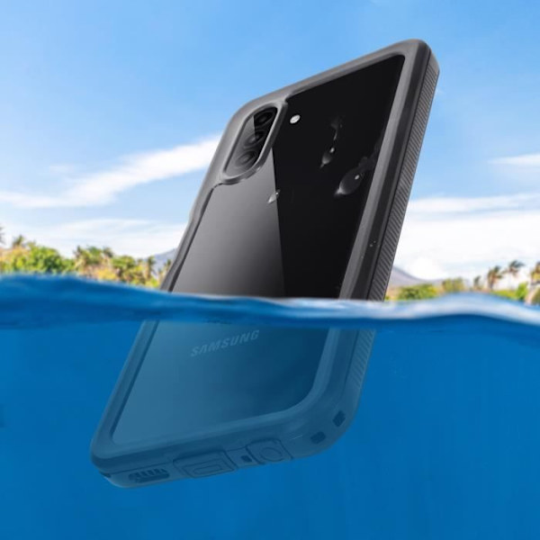 Redpepper vandtæt etui kompatibelt med Samsung Galaxy A04s Transparent