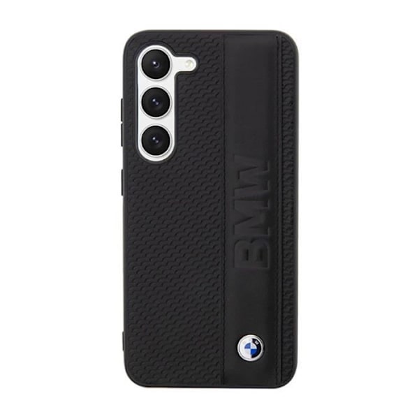 BMW Leather Textured -amp Stripe - Fodral till Samsung Galaxy S23 (svart) - 3666339114510