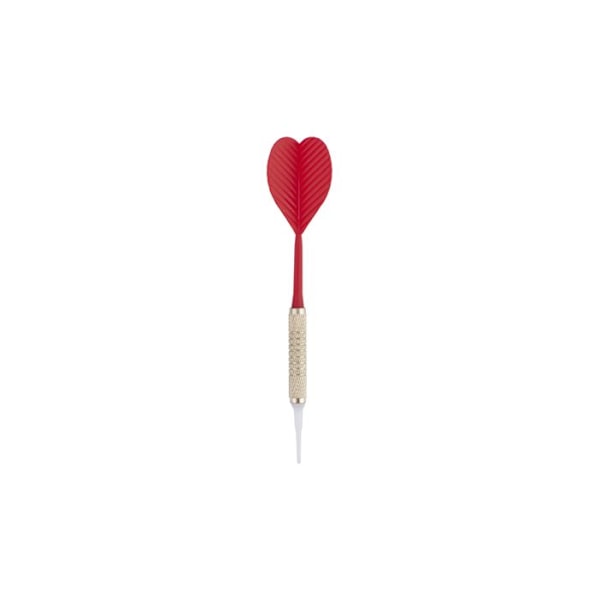 Dartskive med plastikspidser - NO NAME - 45 cm - Leveres med 6 dartpile - Hænges på væggen Svart