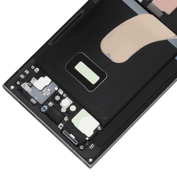 Central Chassis Reservedel til Samsung S23 Ultra Original Service Pack Samsung Sort