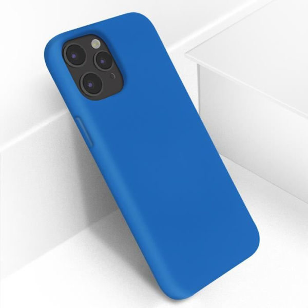 Coque - Apple - iPhone 12 Pro Max - Semi-rigidh - Soft Touch - Kompatibel QI Blå