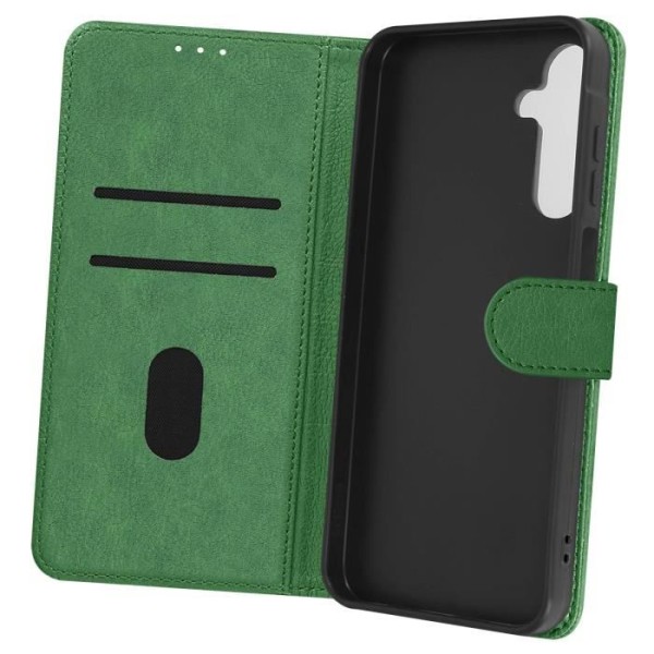 Fodral för Samsung Galaxy A25 plånbok och videohållare Fern Green
