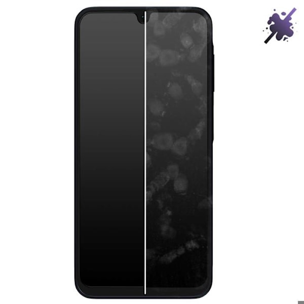 Temperet glas til Galaxy A26 Hårdhed 9H Ridsesikker Total Cover Akashi Sort Svart