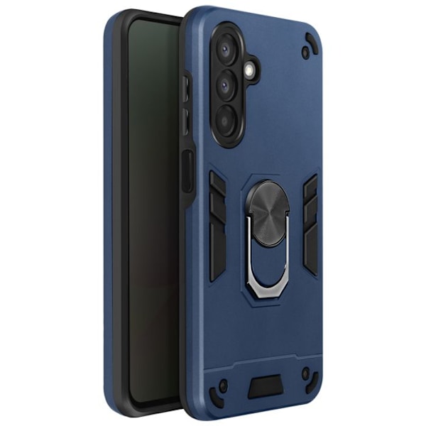 Coque för Samsung Galaxy A26 med ringstöd Antichock Blå Blå