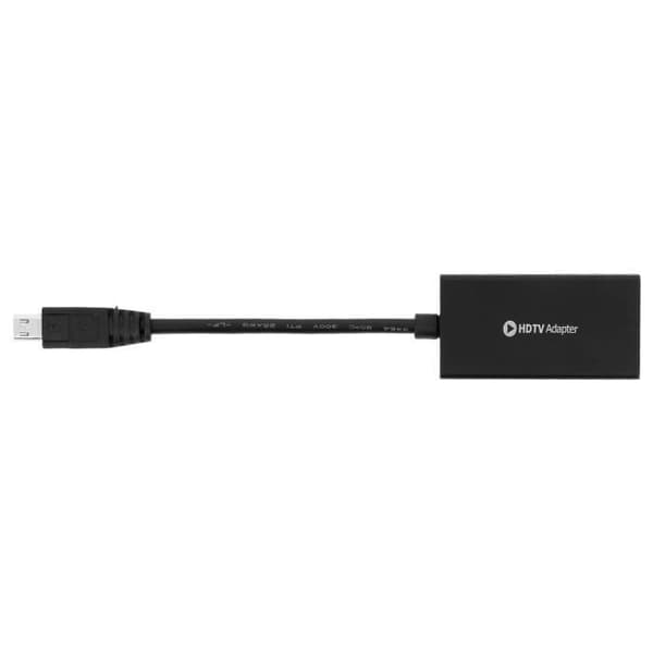 Adapterkabel - HML - HDMI til Micro-USB - HD-visualisering - Nem installation - Sort