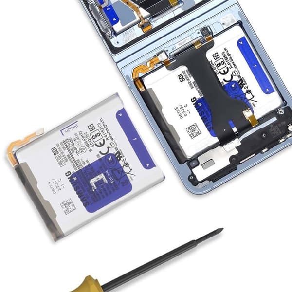 Batteri - SAMSUNG - Galaxy Z Flip 6 - 2870mAh - Lithium Ion - Grå Grå