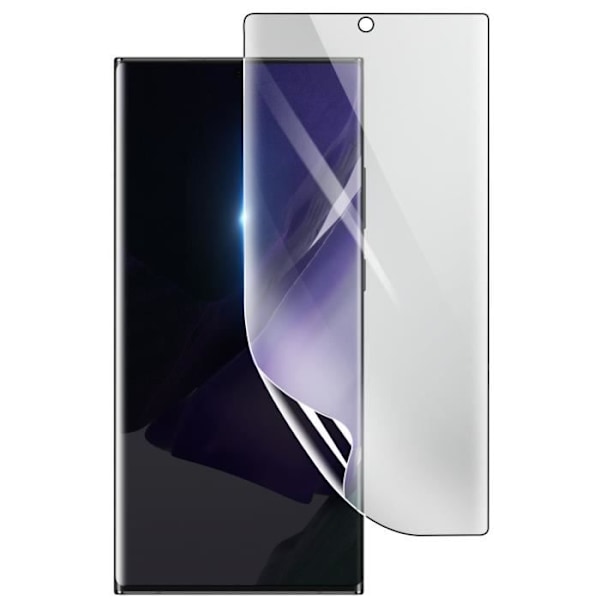 Näytönsuoja - 3MK - Samsung Galaxy Note 20 Ultra - Iskunkestävä Hydrogeeli - Läpinäkyvä - Naarmuuntumaton Transparent