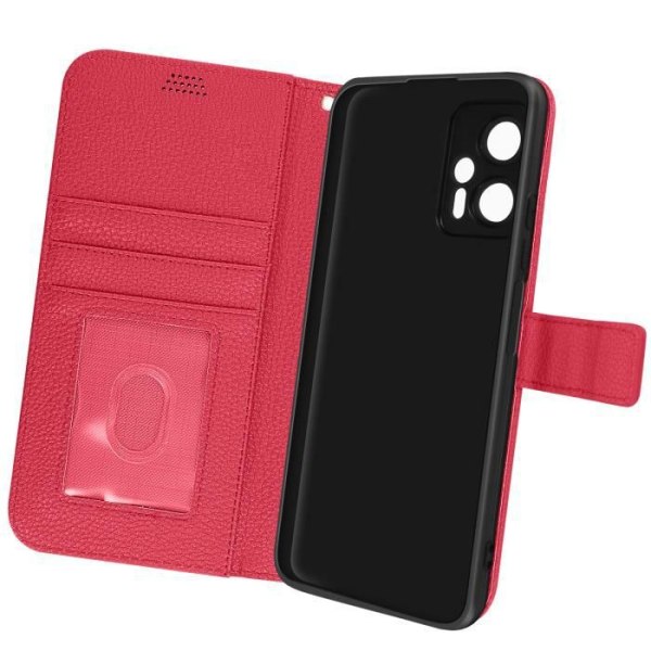 Xiaomi Poco X4 GT Case Flip Wallet Video Support Håndledsrem Fuschia