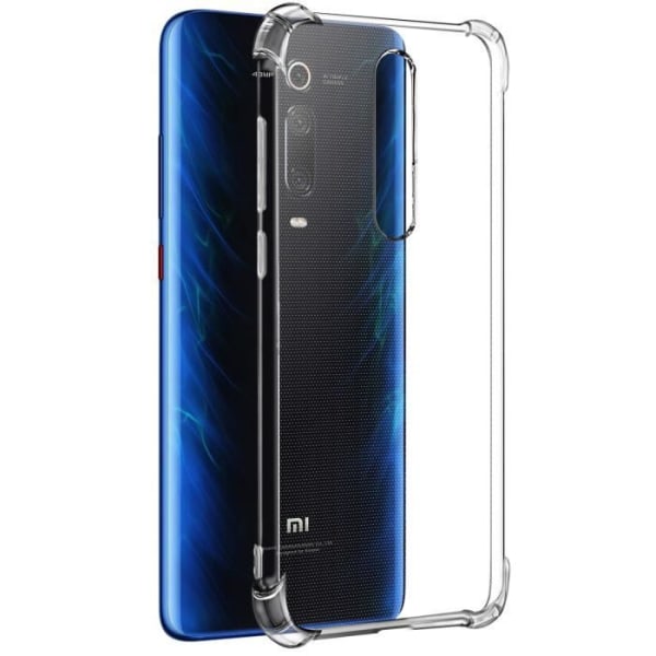 Coque - AVIZAR - Xiaomi Mi 9T / 9T Pro - Mjuk silikon - Transparent - Förstärkta hörn Vit