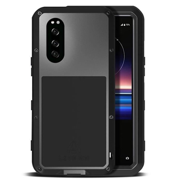 Coque - LOVE MEI - Sony Xperia 5 - Vattentålig - Stöttålig - Ultrarobust Svart