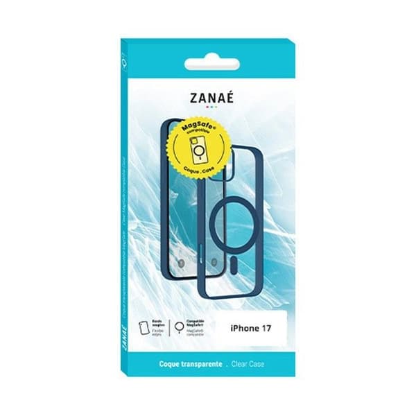 Skyddsskal - ZANAÉ - iPhone 17 - Kompatibel med MagSafe - Marinblå - Elegant Marin