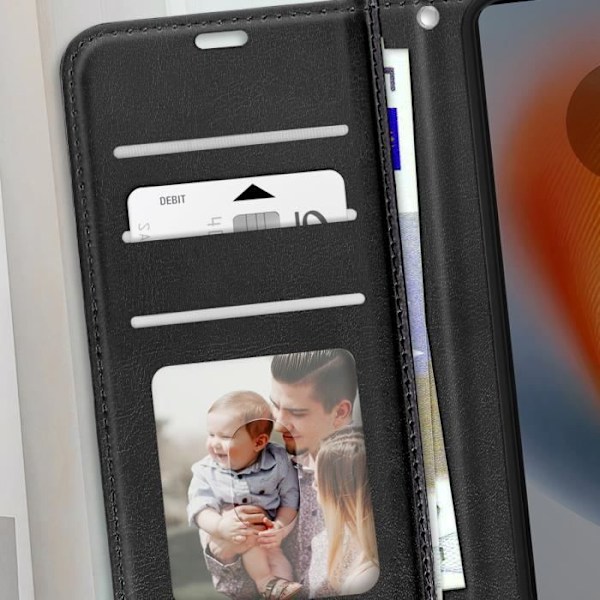 Etui til Motorola Edge 50 Fusion Lomme med Håndledsrem Mayaxess Sort Svart