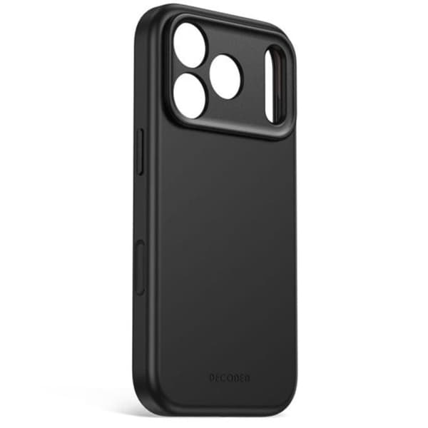 MagSafe-cover til iPhone 17 Pro / 18 Pro i antimikrobielt silikone, Decoded Sort Svart