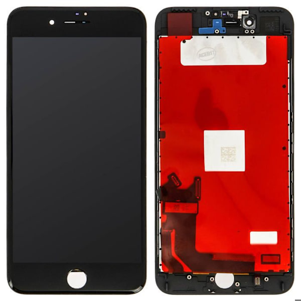 LCD-skærm - AVIZAR - iPhone 7 Plus - Sort - Fuld Erstatning - Inkluderer Berøringsglas Sort