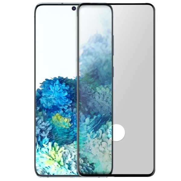 Suojakalvo - AVIZAR - Samsung Galaxy S20 Plus - Karkaistu lasi - Erittäin ohut - Iskunkestävä ja naarmuuntumaton Transparent, svart