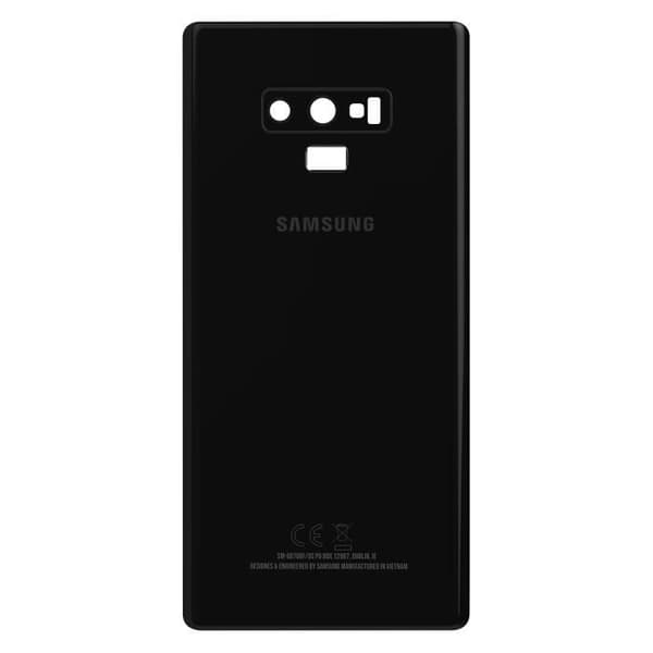 Bagcover - SAMSUNG - Galaxy Note 9 - Original - Service Pack - Sort Svart