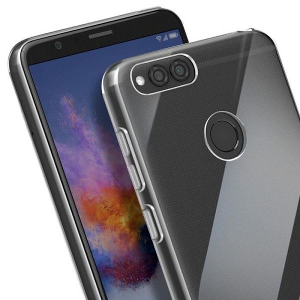 Coque til Honor 7X Silikone Blød Design Tynd Let Gennemsigtig Transparent