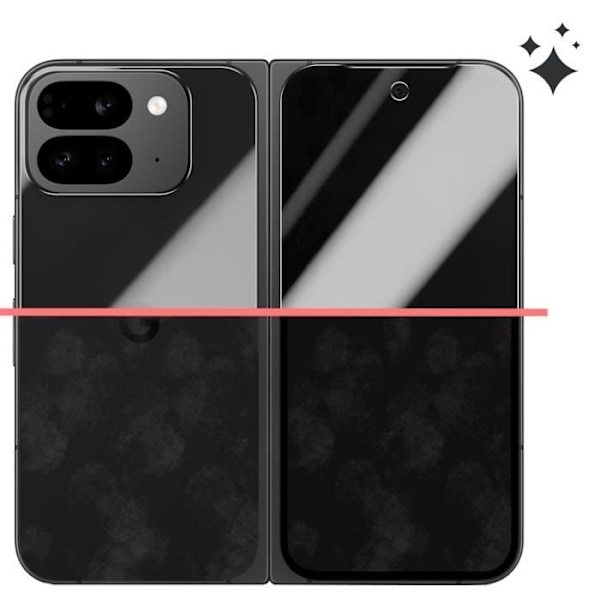 Skydd för hela skärmen för Google Pixel 9 Pro Fold Flexibel Transparent Transparent