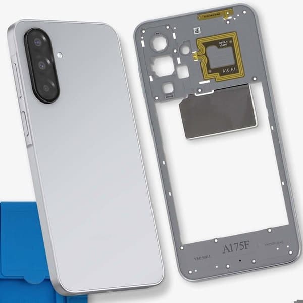 Ersättningscentralchassi för Samsung Galaxy A17 4G Grå Grå