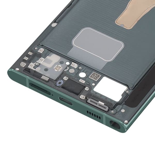 Erstatningscentralchassis til Galaxy S22 Ultra Service Pack Samsung Grøn Grön
