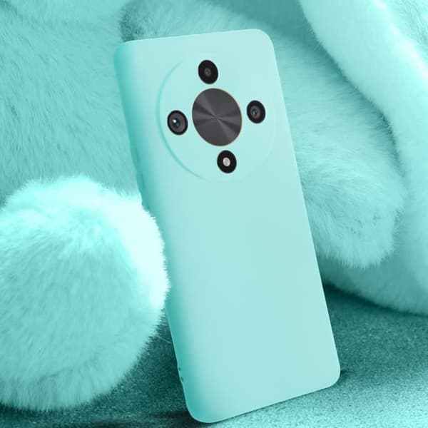 Cover til Honor Magic 6 Lite 5G - AVIZAR - Semi-hård - Stødbeskyttelse - Soft-touch - Turkis Blå
