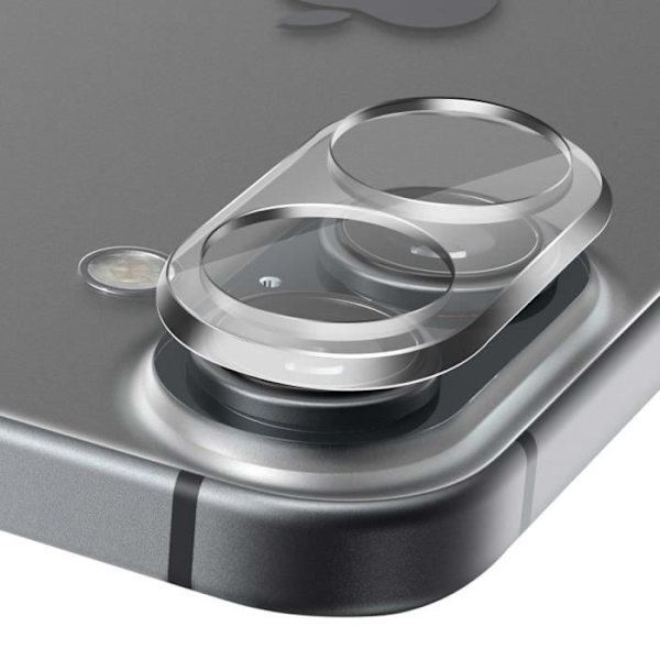 Kamerahärdat glas - AVIZAR - iPhone 16 Plus - 9H hårdhet - Totalt skydd - Genomskinlig Transparent