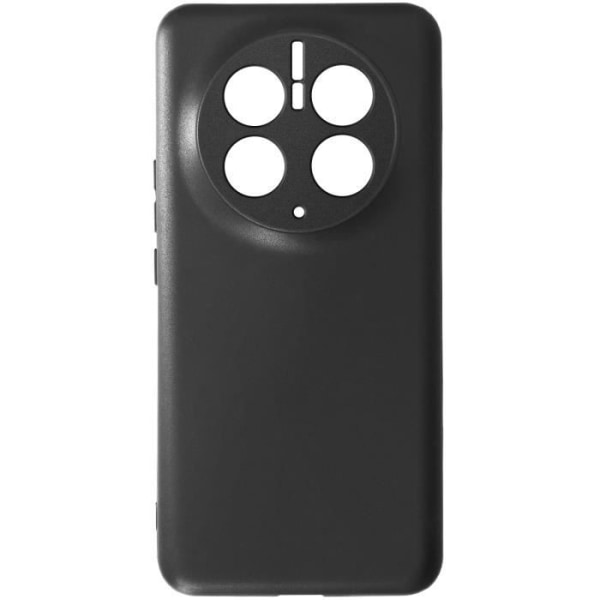 Etui til Huawei Mate 50 Pro - AVIZAR - Blødt - Sort - Beskyttelse mod stød og ridser Svart