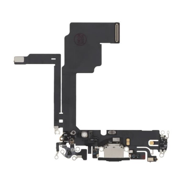 Latausliitin Apple iPhone 15 Prolle - AVIZAR - USB C -portti + mikrofoni musta Svart