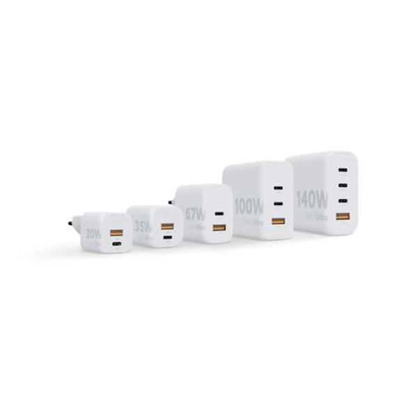 Xtorm Ultra-Wall 140W GaN2 valkoinen