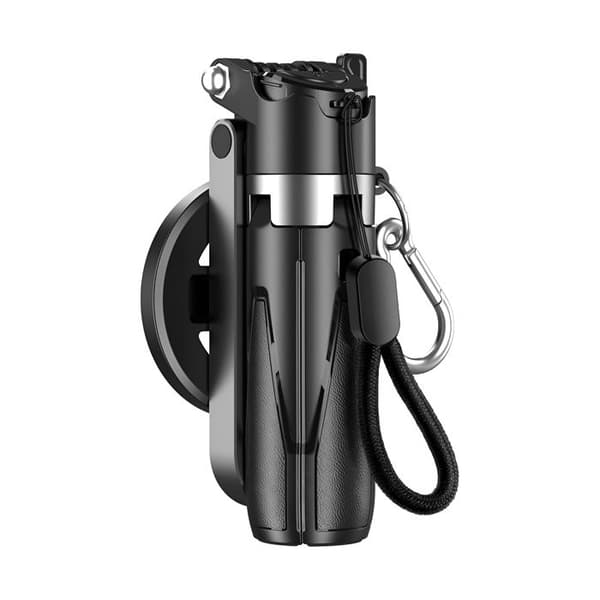 4-i-1 Stativ - XO - Sort - Bluetooth Udløser - 360° Rotation - Let og Sammenklappelig