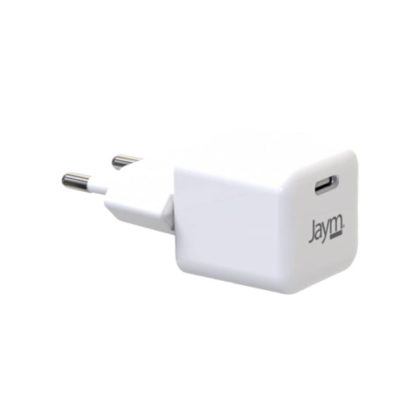 USB-C Vægoplader 30W med Power Delivery / Hurtig PPS Teknologi Jaym Hvid Vit