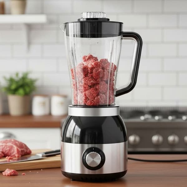 Blender - AVIZAR - 1,8L Multifunktion - 350 W - 6 rustfrie stålblade - 2 hastigheder Svart