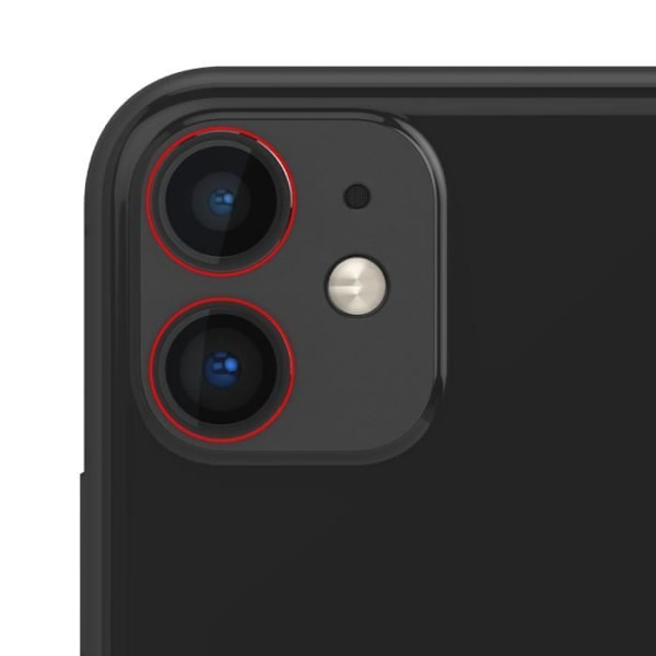 Bagkameraobjektiv - AVIZAR - iPhone 11 - 100% kompatibel - Sort Svart