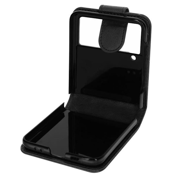 Etui - AVIZAR - Samsung Galaxy Z Flip 4 - Magnetisk fane - Sort Svart