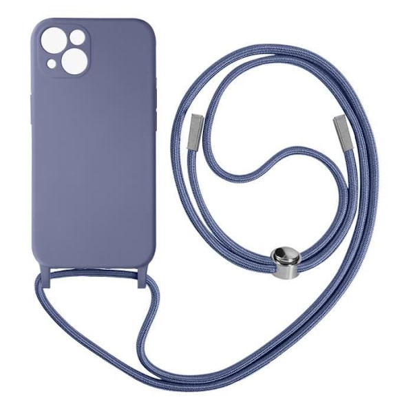 Coque med Snor - AVIZAR - Apple iPhone 13 - Semi-fast - Nylon Snor 80cm - Lavendel Lavendel