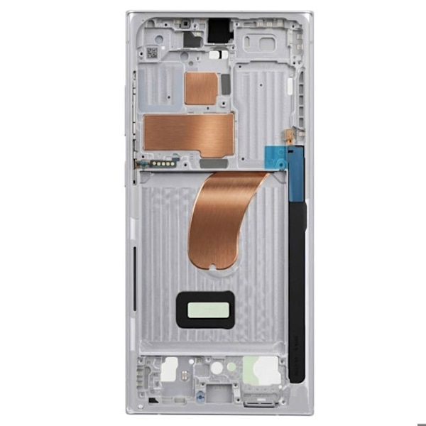 Erstatningscentralchassis til Galaxy S23 Ultra Service Pack Samsung Sølv Grå