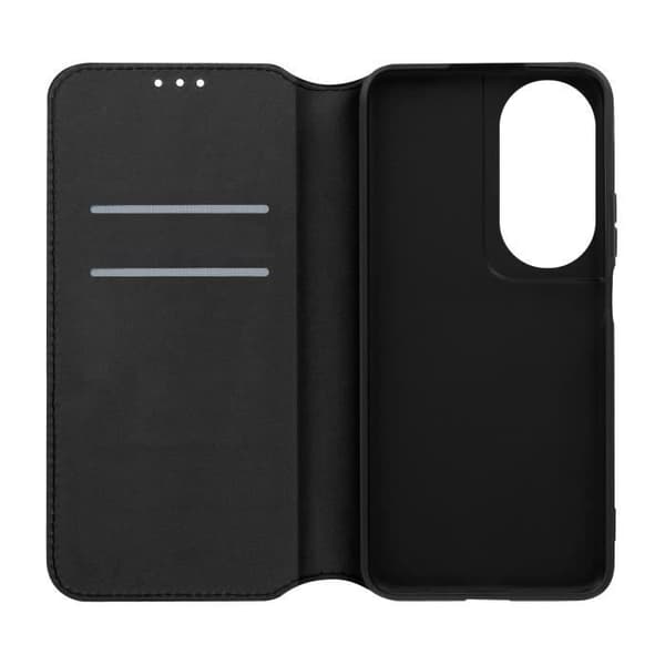 Taske til Honor 90 Smart - AVIZAR - Flip Card Holder og Video Support - Sort Svart